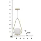 Lampa wisząca GLAMY DROP 24x20x47 cm